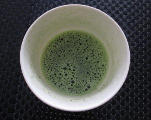 Matcha made with milk frother