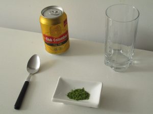 matcha beer setup