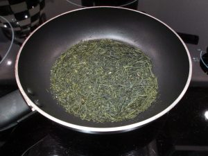 Roasting gyokuro