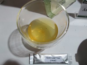 Gold leaf tea at WTE15