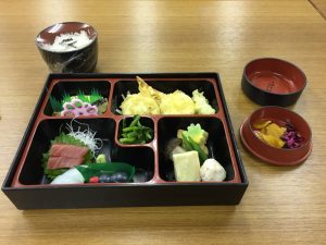 lunch at the Kyoto chamber of tea industry