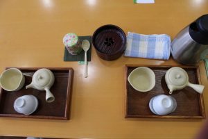 tea set at O-Cha Plaza