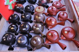 Kyusu teapots at Tea Company Sayamaen