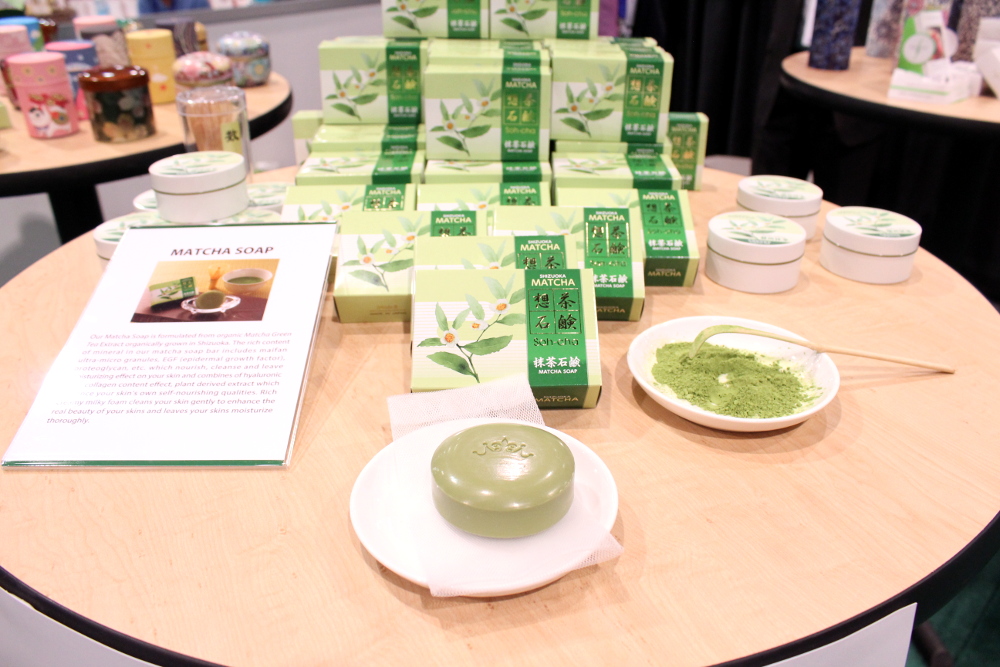 matcha soap at WTE2017