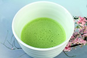 Japanese Green Tea Ceremonial Matcha brewed