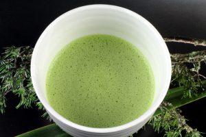 Sugimoto Tea Mizuki matcha brewed