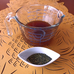 infusing green tea in honey